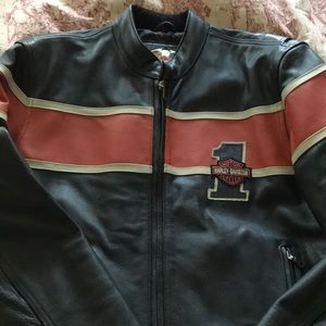 Large Harley Davidson Leather Jacket